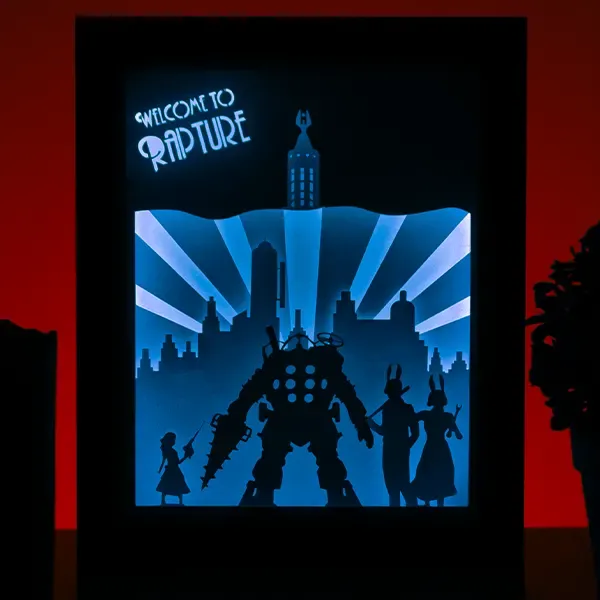 Bioshock Lightbox Templates (PDF+SVG) + Tutorial