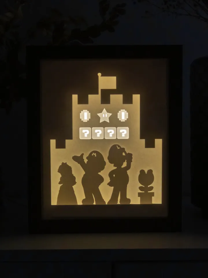 Super Mario Bros Light Box