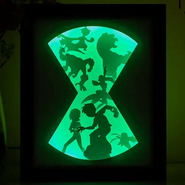 Ben 10 Lightbox Templates (PDF+SVG) + Tutorial 