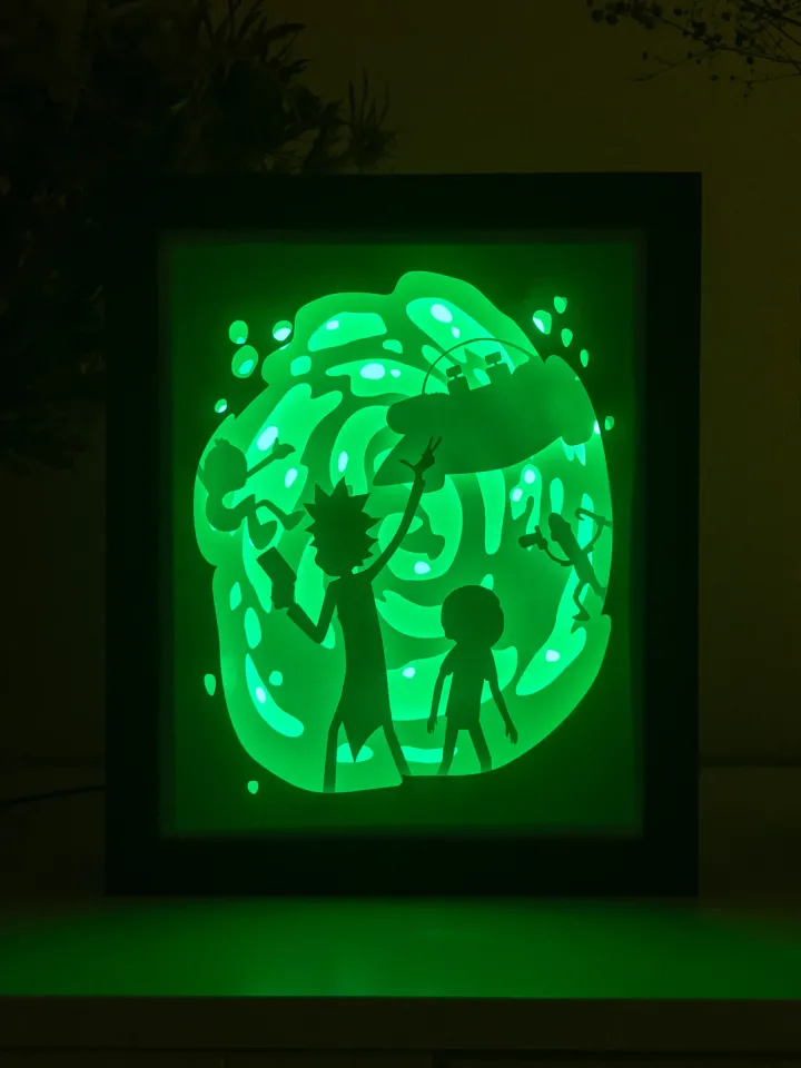 Rick and Morty Light Box